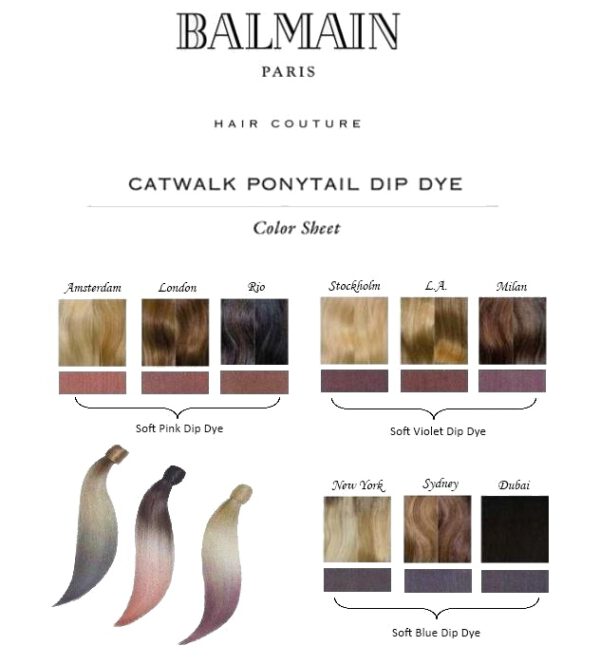 balmain-catwalk-ponytail-dip-dye-kleuren