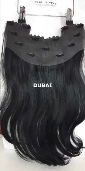 Balmain hair Clip-in Weft MH DUBAI achterzijde