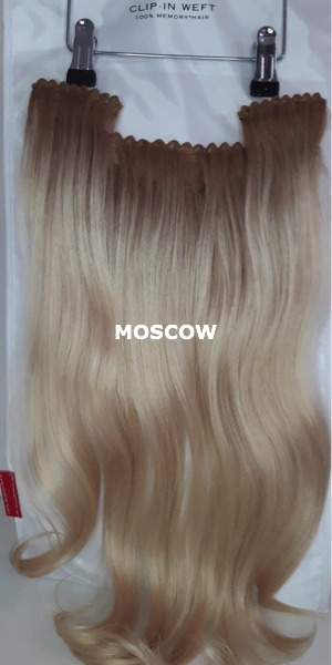 Balmain hair Clip-in Weft MH MOSCOW voorzijde